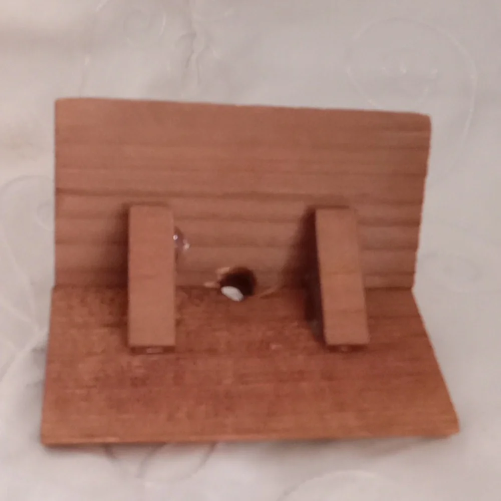 Trout What Not Tray And Log Cabin Storage Container